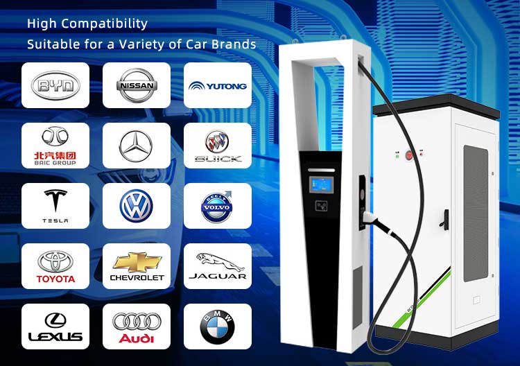 High voltage DC electric vehicle charger compatible models